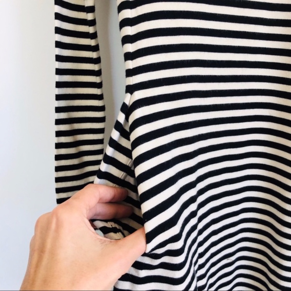 Madewell Hi-Line Striped Dairy Dress - Picture 4 of 8